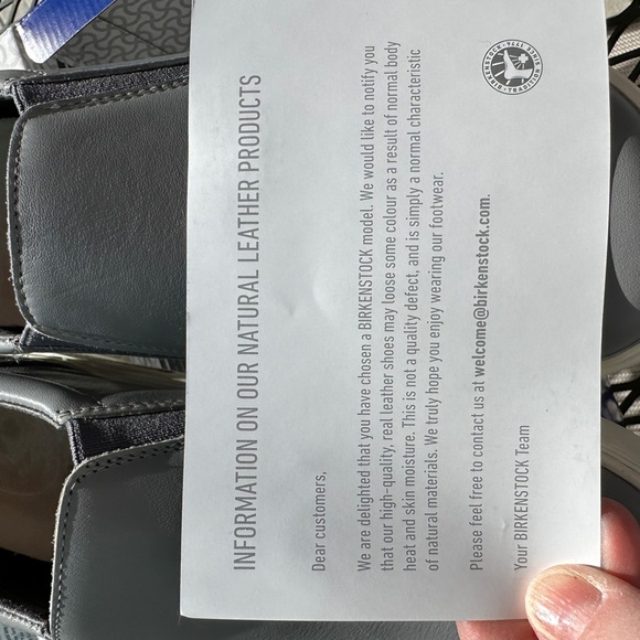 Birkenstocks Oswego / Bend Gray Leather Slip On 36 Narrow DISCONTINUED STYLE - Picture 4 of 6